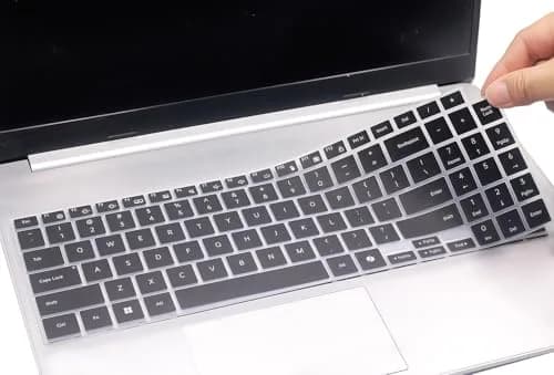 JuYuish Black Keyboard Skin for Samsung Galaxy Book 3/4/5 Pro 360 15.6" & 16" | US Layout thumbnail 1