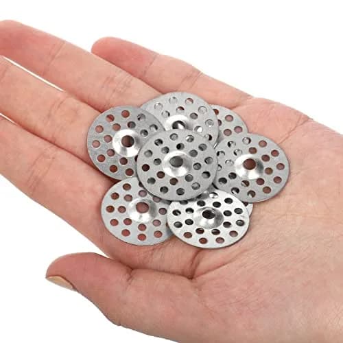 Peohud 600 Pcs 1 Inch Plaster Washers | Metal Washers for Screws Wall Ceiling Drywall Repair thumbnail 3