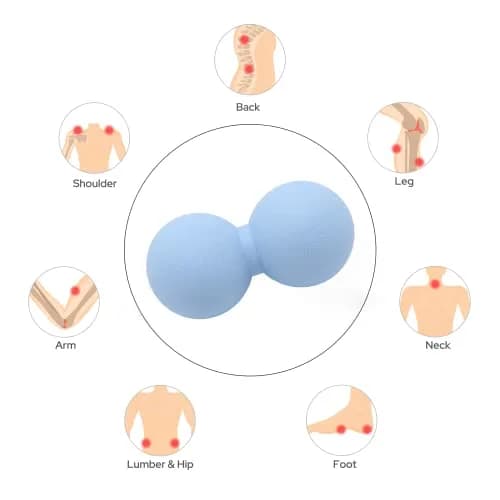 SIMPLECOOL Blue Massager | Deep Tissue Myofascial Release & Muscle Relaxer (4.7" x 2.4") thumbnail 7