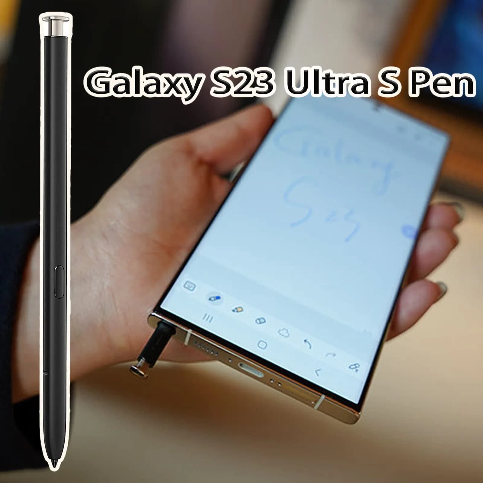 Dakexiong Replacement Stylus Pen for Samsung Galaxy S23 Ultra 5G (Cream White) | Precise Touch Control - view 2