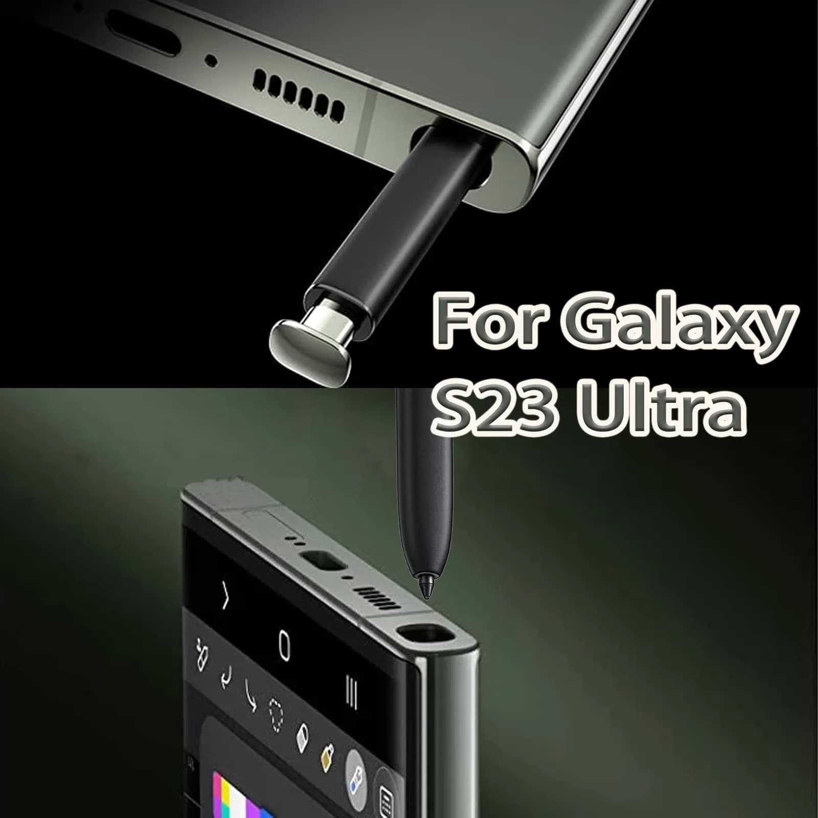 Dakexiong Stylus Pen Replacement for Samsung Galaxy S23 Ultra 5G (Green) | Precise Touch Control - view 5
