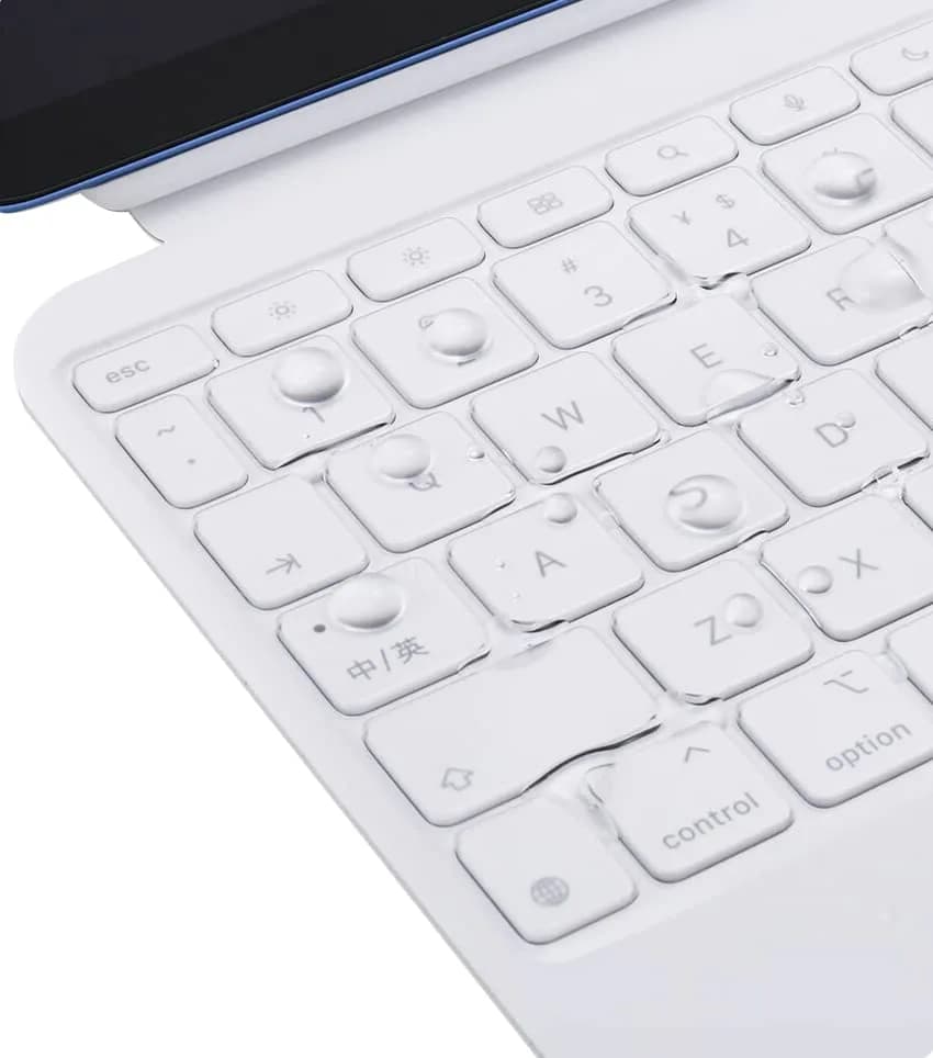UHamn Ultra Thin Clear Keyboard Cover Skin Compatible with 2022 Apple iPad 10.9 inch & 2024 iPad Pro 11 inch | Waterproof & Washable thumbnail 4