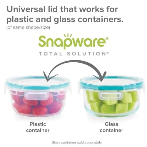 Snapware Plastic Food Storage Set 5-Pack Mixed Sizes | Airtight Leak-Proof Containers thumbnail 6