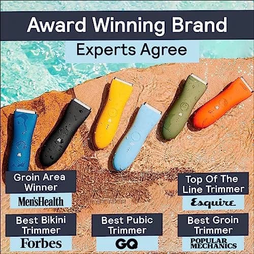 MERIDIAN The Trimmer Premium Body Hair Trimmer for Men & Women Onyx | Rechargeable Waterproof Groomer thumbnail 6