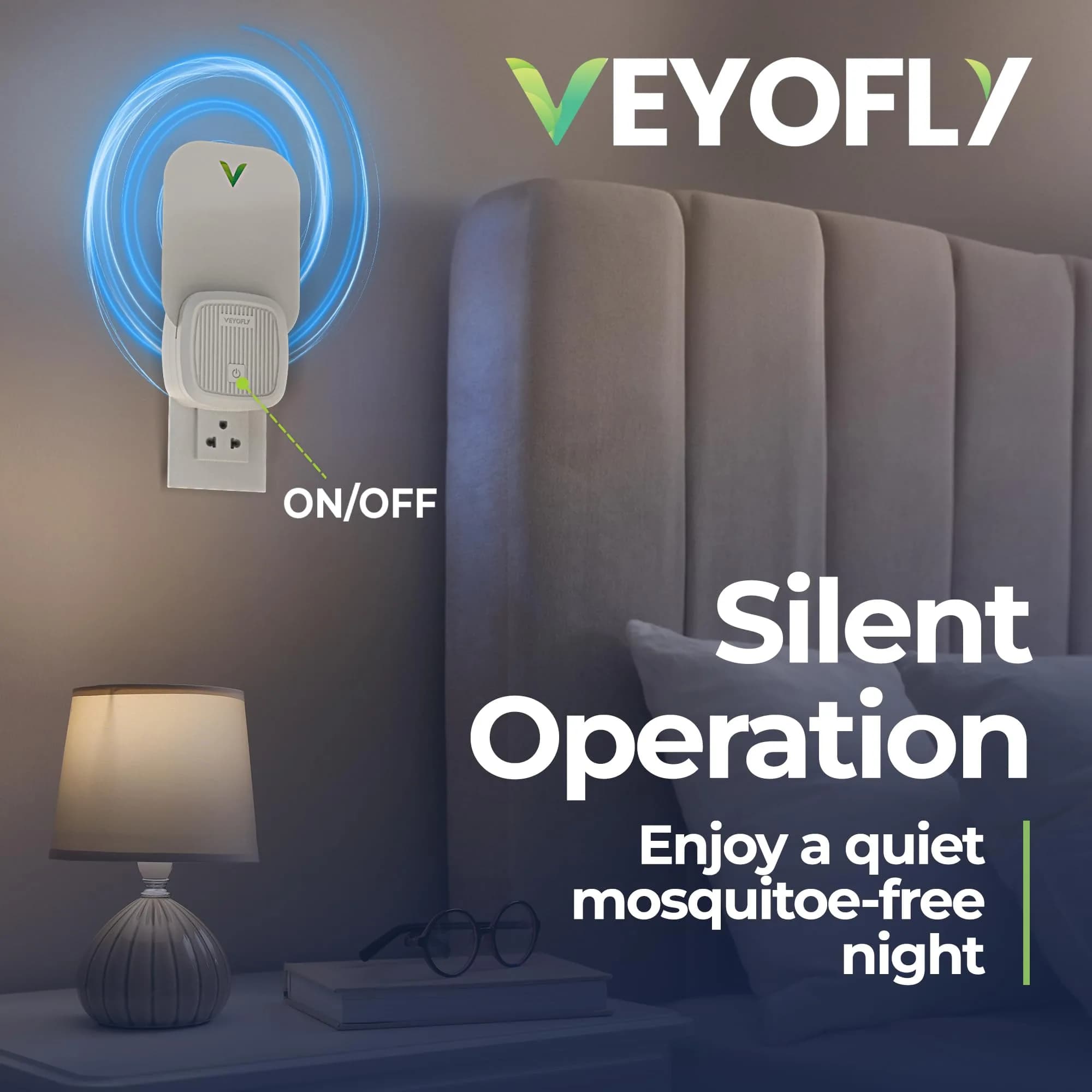 VEYOFLY Plug-in UV Gnat Trap with 2 Refills | Catches Fruit Flies, Mosquitoes & Moths Indoors - view 7
