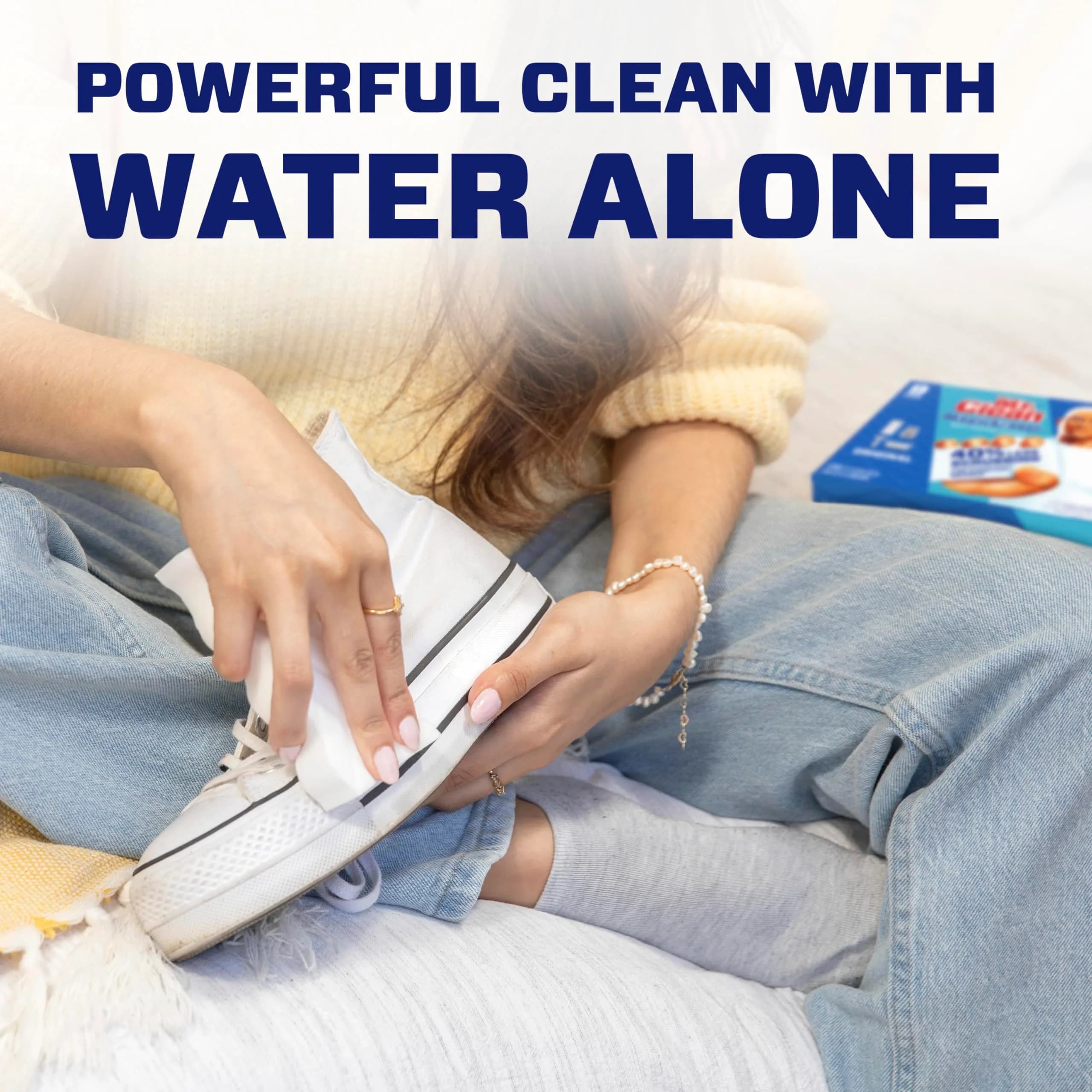 Mr. Clean Magic Eraser Original Cleaning Pads with Durafoam, White, 6 Count | Melamine Sponge for Indian Households - view 4