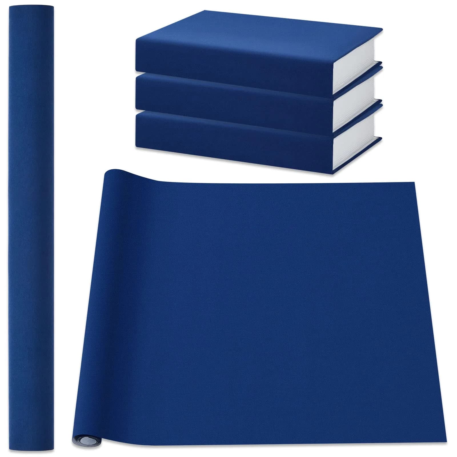 PerKoop Book Cloth 40x15 Inch Fabric Surface Dark Blue | Stylish & Durable for Bookbinding