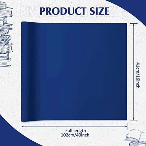 PerKoop Book Cloth 40x15 Inch Fabric Surface Dark Blue | Stylish & Durable for Bookbinding thumbnail 2