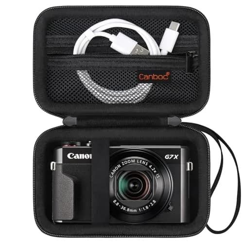 Canboc Camera Case for Canon PowerShot G7X Mark III/ II, 13.0cm (5.1") | Fits G7X Mark III/ II, SX740/ SX730 Cameras thumbnail 1