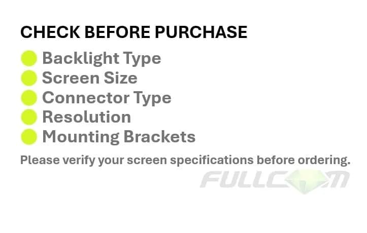 FULLCOM 15.6 Inch HD Laptop LCD Screen Replacement | NT156WHM-N34/N35/N44, 1366x768, 30 Pin, Matte thumbnail 4