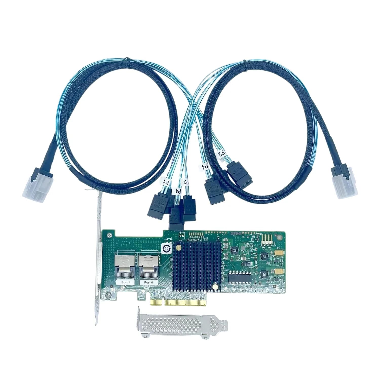 SXTAIGOOD PCIe 2.0 X8 RAID Controller Card with 2*SFF-8087 SATA | IT Mode, ZFS FreeNAS, unRAID Support (100 words)