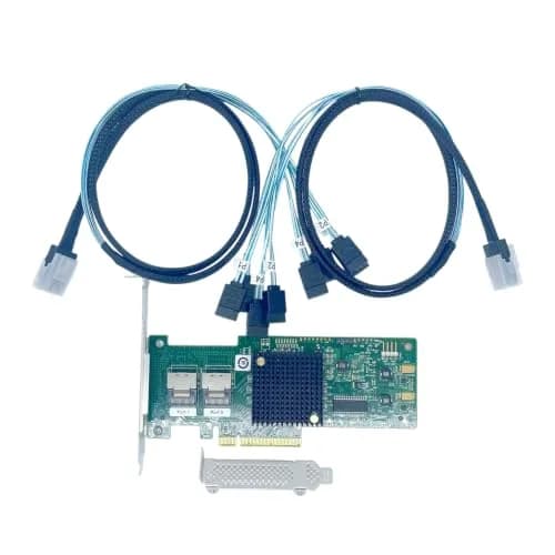 SXTAIGOOD PCIe 2.0 X8 RAID Controller Card with 2*SFF-8087 SATA | IT Mode, ZFS FreeNAS, unRAID Support (100 words) thumbnail 1