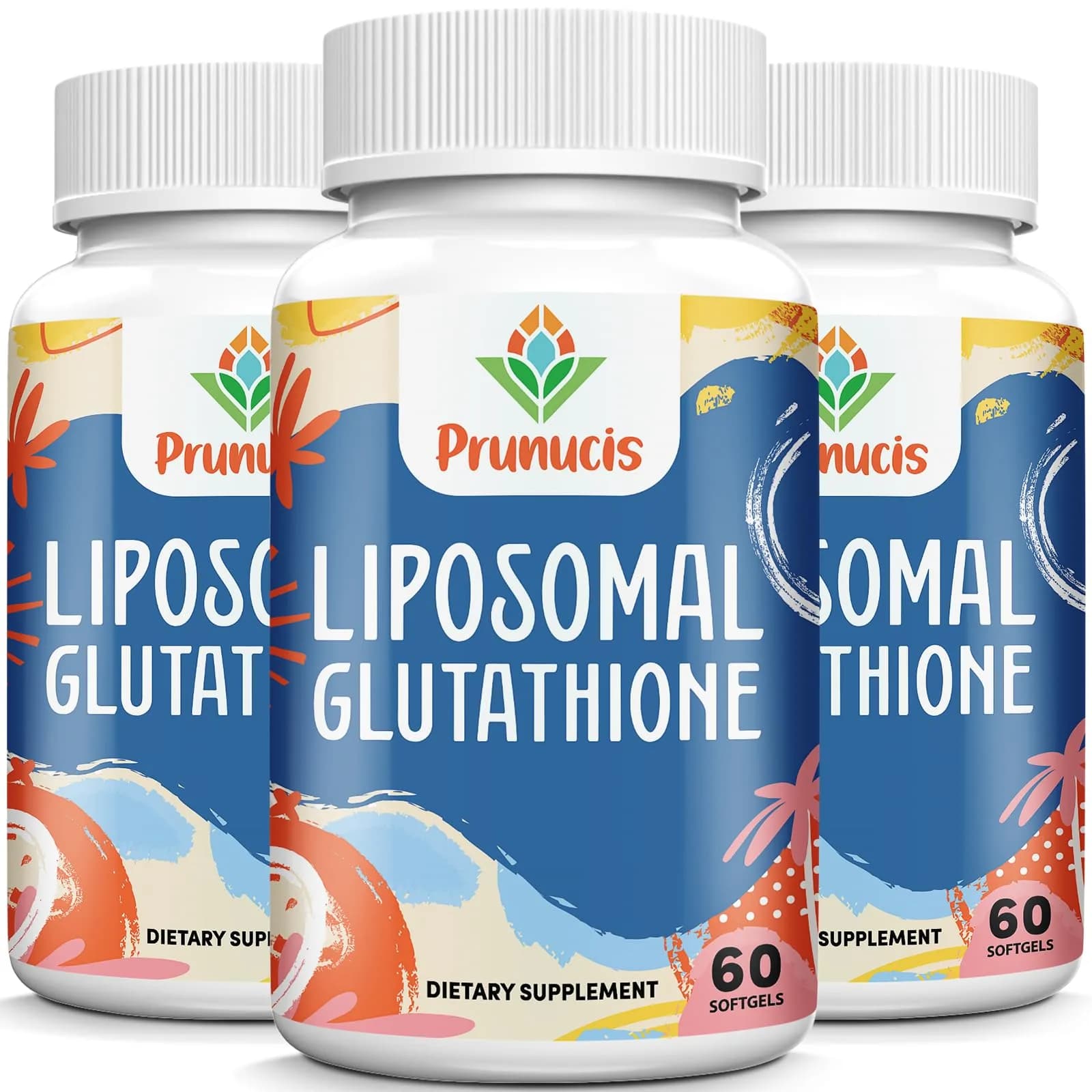 Prunucis Liposomal Glutathione 180 Softgels | High Absorption & Antioxidant Support