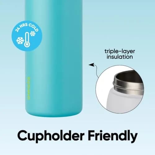 Owala FreeSip Insulated Stainless Steel Water Bottle 32 oz Summer Sweetness | Keeps Drinks Cold 24 Hours thumbnail 4