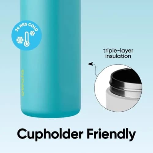 Owala FreeSip Insulated Stainless Steel Water Bottle 24 oz (710ml) | Keeps Drinks Cold 24 Hrs thumbnail 5