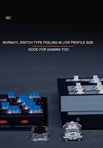 GATERON KS-33 RGB Low Profile 2.0 Keyboard Switches (Red, 35 Count) thumbnail 6