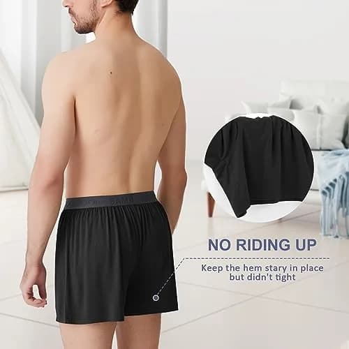 BAMBOO COOL Men's Boxer Shorts, XX-Large | Soft Breathable Loose Underwear for Daily Comfort thumbnail 5