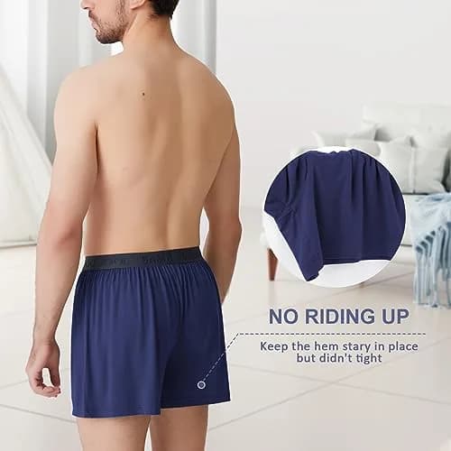 BAMBOO COOL Men's Boxer Shorts Medium | Soft Breathable Loose Underwear for Daily Comfort thumbnail 5