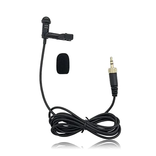 PDEEY Lavalier Microphone Replacement for Sennheiser Wireless Transmitter, 1.5m (5 ft) Cable, 3.5mm TRS Screw-On Plug | Omnidirectional Lapel Mic for YouTube, TikTok, Podcasts thumbnail 1