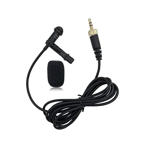 PDEEY Lavalier Microphone Replacement for Sennheiser Wireless Transmitter, 1.5m (5 ft) Cable, 3.5mm TRS Screw-On Plug | Omnidirectional Lapel Mic for YouTube, TikTok, Podcasts thumbnail 2