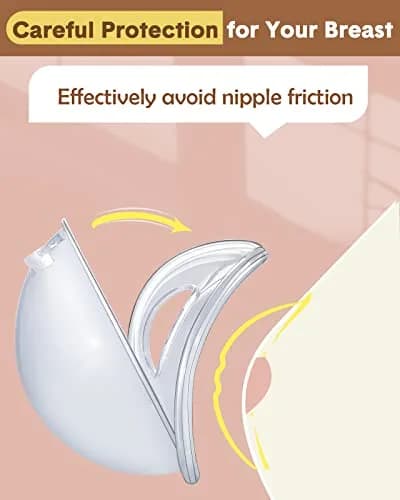 Lictin Milk Collector Catcher for Breastmilk - Breast Shells Milk Catcher (60ml / 2 Count) thumbnail 4
