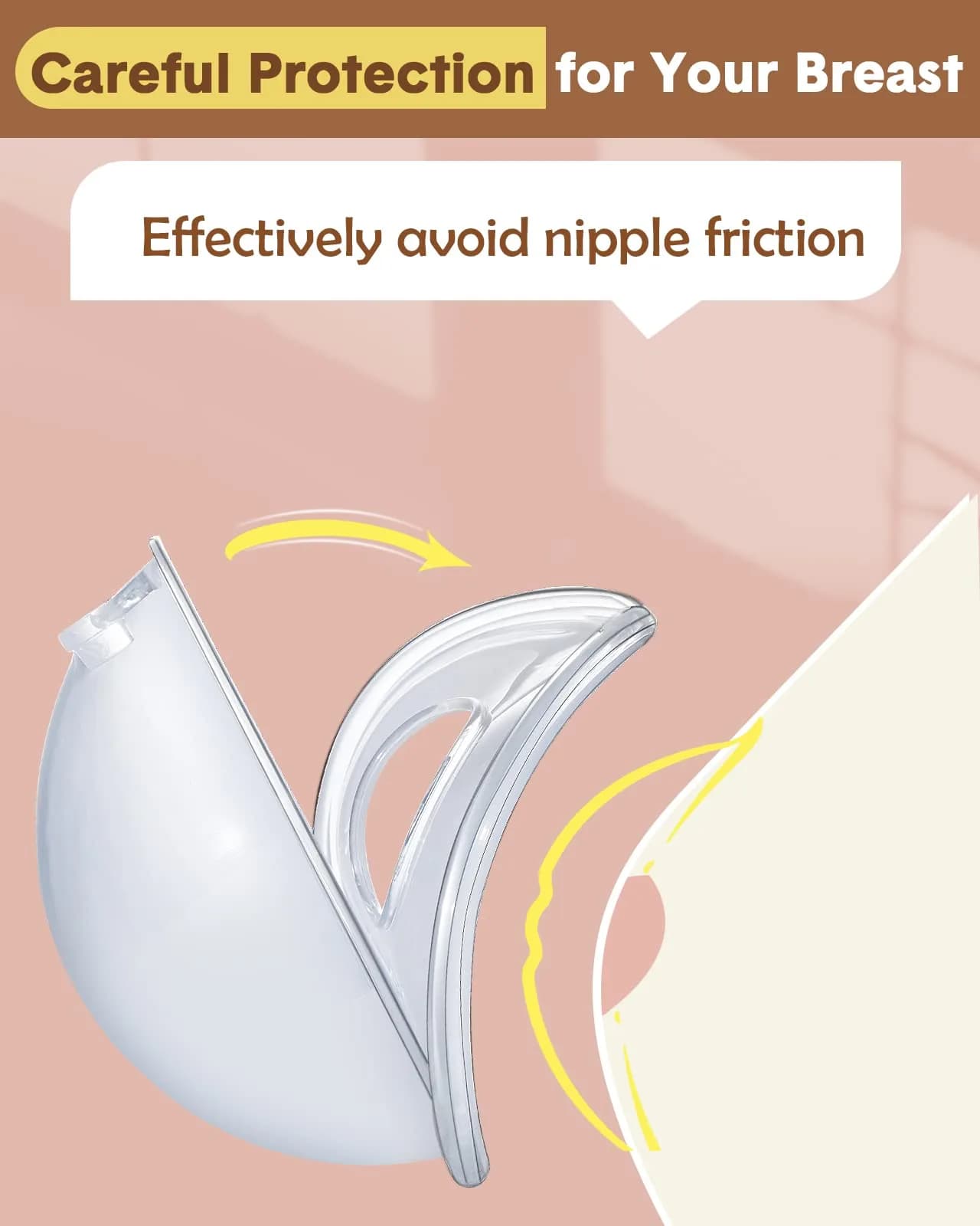 Lictin Breast Milk Collector & Nipple Shields, 60ml Capacity | USA-Imported for Breastfeeding Moms - view 3