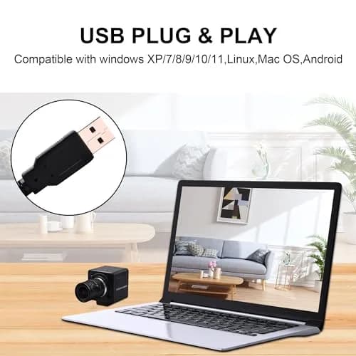 MMlove 8MP USB Camera 2.8-12mm Manual Focus 4X Optical Zoom | 8MP UltraHD Support for PC Raspberry Pi thumbnail 5