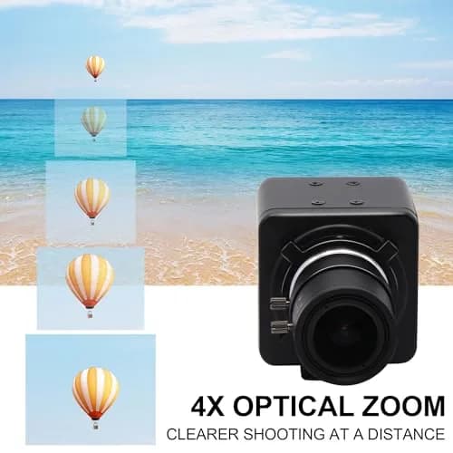 MMlove 8MP USB Camera 2.8-12mm Manual Focus 4X Optical Zoom | 8MP UltraHD Support for PC Raspberry Pi thumbnail 3