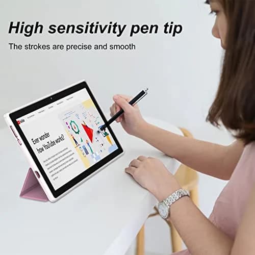 IWEGGO Android 15 Tablet 10.1 Inch 12GB RAM 64GB ROM 1TB Expansion Pink | Quad-core Processor, 1280x800 HD Touchscreen, 2-in-1 with Keyboard, Mouse, Stylus thumbnail 4
