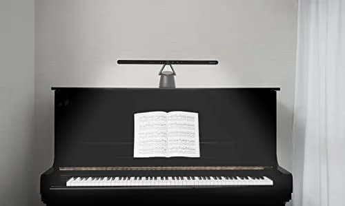 BenQ PianoLight for Upright Pianos, 24.7" Wide Illumination, 6 Color Modes & Dimmable, Eye Care Hood (Black) | Adjustable & Auto Dimming thumbnail 6