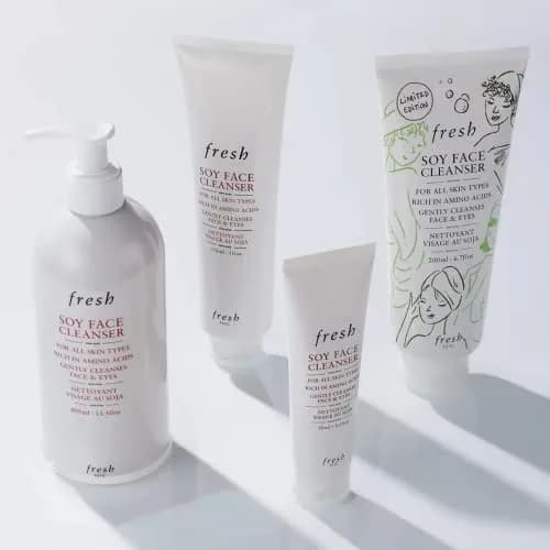 Fresh Soy Face Cleanser Gel 249ml (8.4 Fl Oz) | Gentle, Makeup Removing, Hydrating thumbnail 2