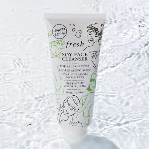 Fresh Soy Face Cleanser Gel 249ml (8.4 Fl Oz) | Gentle, Makeup Removing, Hydrating thumbnail 4