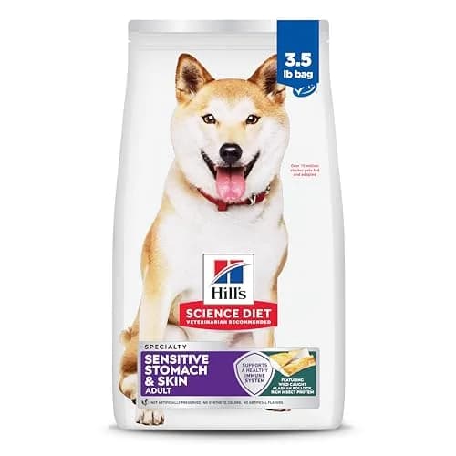 Hill's Science Diet Sensitive Stomach & Skin Dry Dog Food, 1.59 kg (3.5 lb) Pollock Meal & Insect Recipe | Highly Digestible Formula for Adult Dogs - main product image