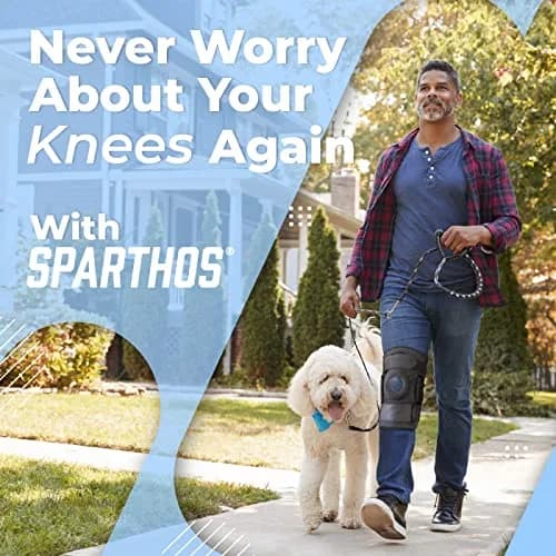 Sparthos Hinged Knee Brace XXX-Large | FDA Approved Orthopedic Brace for Meniscus Tear Support thumbnail 7