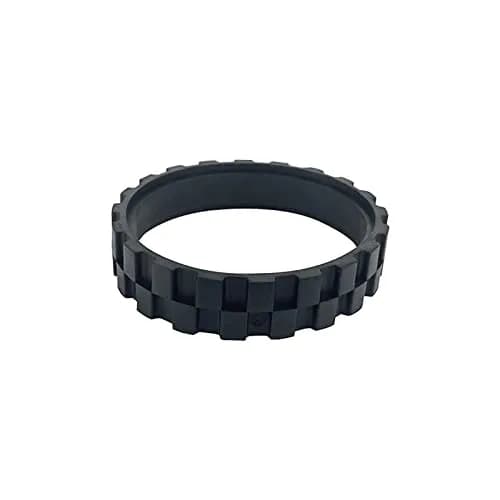 HMHAMA Black Rubber Robotic Vacuum Tires | 2-Pack for Roborock S5 T6 T7 Mijia 1S thumbnail 4