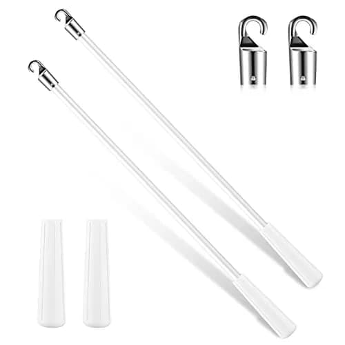 Bokon Fiberglass Replacement Blind Wand 12 Inch | Easy Hook Handle for Horizontal Blinds thumbnail 1
