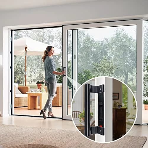 Young Dance Aluminum Sliding Door Handle - 8" Glass Door Pull Fits 6-5/8" Mounting Holes | Perfect for Patio & Glass Doors thumbnail 5