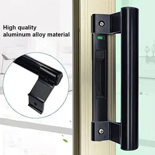 Young Dance Aluminum Sliding Door Handle - 8" Glass Door Pull Fits 6-5/8" Mounting Holes | Perfect for Patio & Glass Doors thumbnail 6