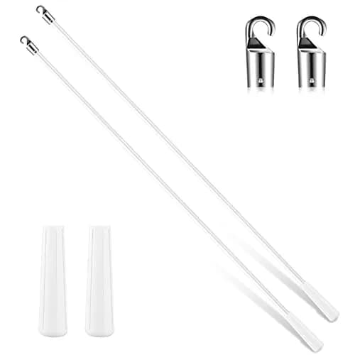 Bokon Fiberglass Blind Wand Replacement 24 Inch | Easy Hook Handle for Horizontal Blinds thumbnail 1