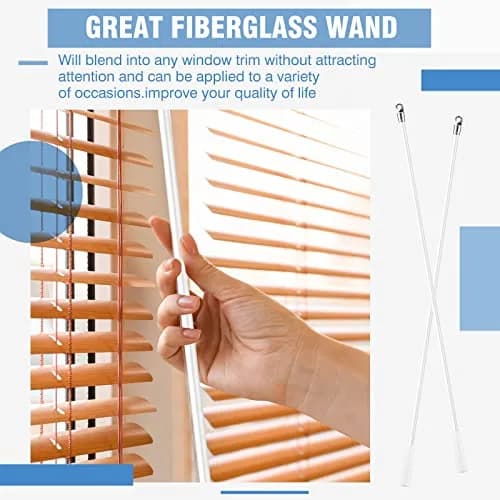 Bokon Fiberglass Blind Wand Replacement 24 Inch | Easy Hook Handle for Horizontal Blinds thumbnail 7