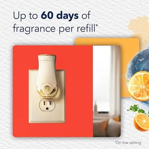 Glade PlugIns Air Freshener Refills Coastal Sunshine Citrus 3.35 fl oz (5 Count) | Scented Oil with Essential Oils thumbnail 2