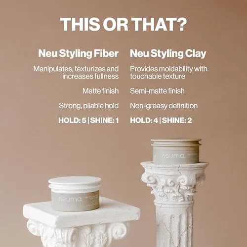 NEUMA Neu Styling Clay, Medium-Firm Hold, Semi-Matte Finish, 1.8 Fl Oz | Vegan, Cruelty-Free, Sustainable Ingredients thumbnail 9