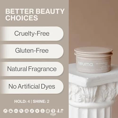 NEUMA Neu Styling Clay, Medium-Firm Hold, Semi-Matte Finish, 1.8 Fl Oz | Vegan, Cruelty-Free, Sustainable Ingredients thumbnail 3