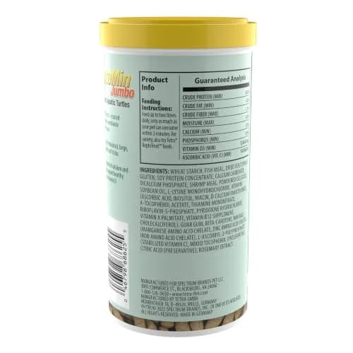 Tetra ReptoMin Jumbo Floating Food Sticks 240g (8.47 oz) | Scientifically Formulated for Larger Aquatic Turtles thumbnail 2