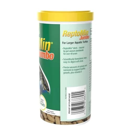 Tetra ReptoMin Jumbo Floating Food Sticks 240g (8.47 oz) | Scientifically Formulated for Larger Aquatic Turtles thumbnail 3