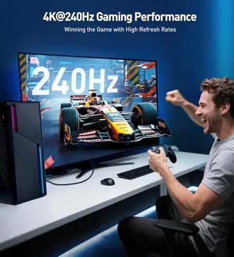 Cable Matters VESA Certified DisplayPort 2.1 Cable 1m (3.3ft) | 40Gbps DP40 8K 120Hz, 4K 240Hz thumbnail 3