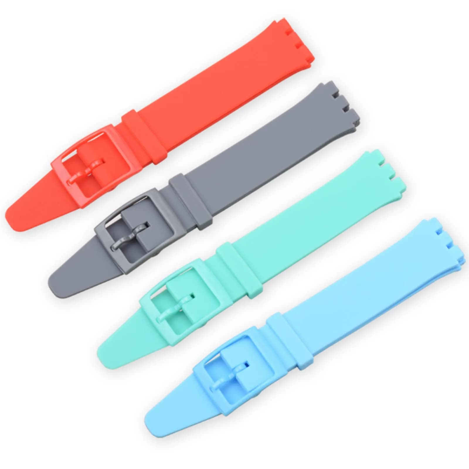 Lijinlan Replacement Silicone Watch Band for Swatch - Mint, 19mm - view 2