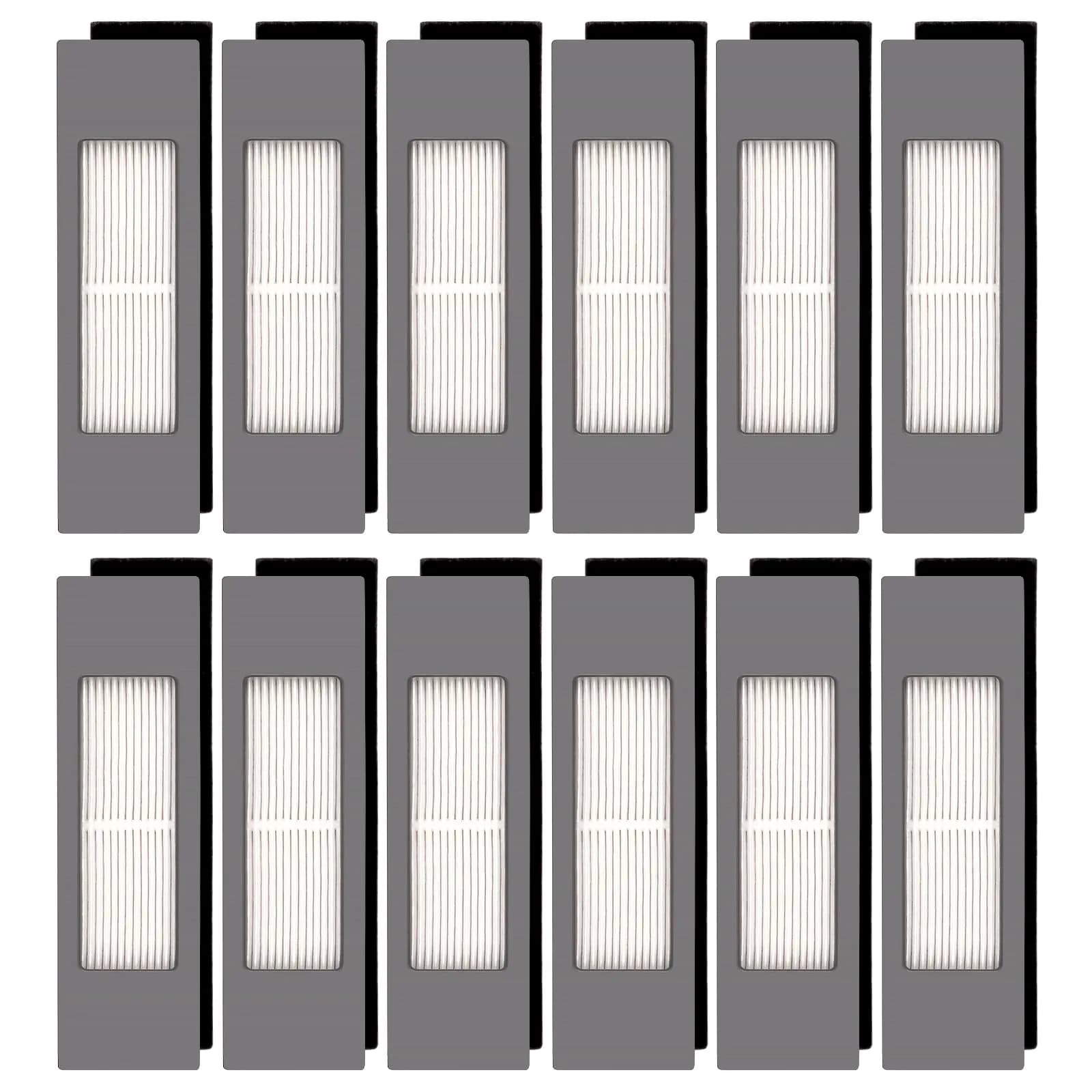 CHAIN PEAK N10 HEPA Filter 12 Pieces | Compatible with Ecovacs Deebot Ozmo Models - main product image