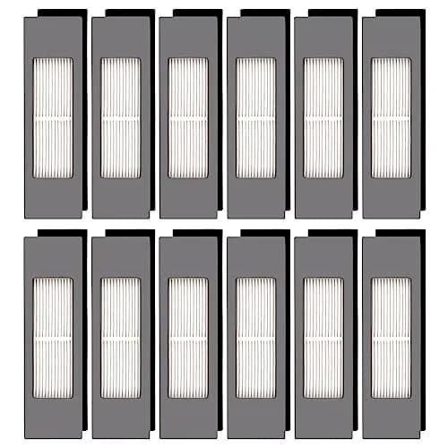 CHAIN PEAK N10 HEPA Filter 12 Pieces | Compatible with Ecovacs Deebot Ozmo Models thumbnail 1