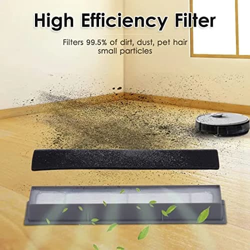 CHAIN PEAK N10 HEPA Filter 12 Pieces | Compatible with Ecovacs Deebot Ozmo Models thumbnail 2